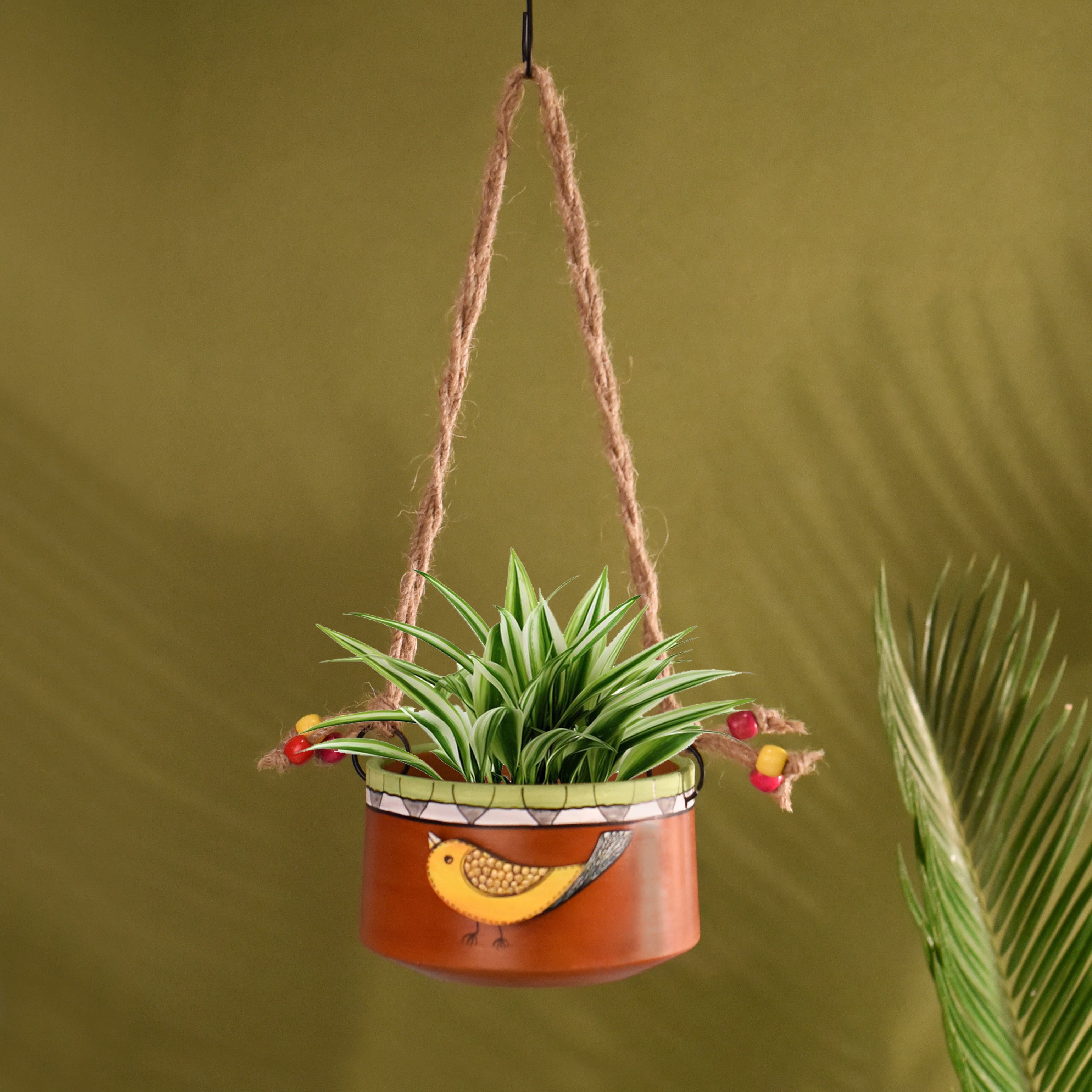 Misha Terracotta Handpainted Planter