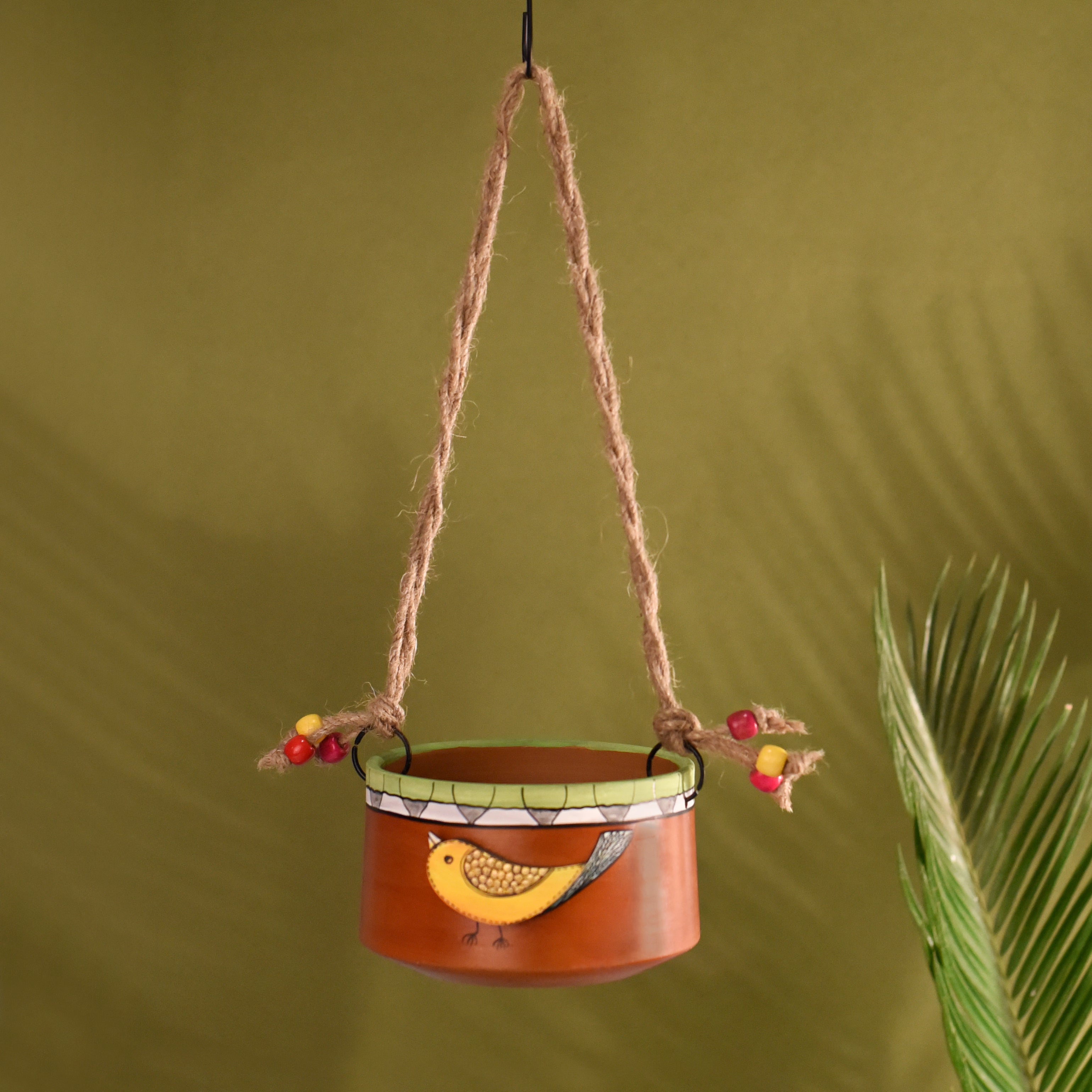 Misha Terracotta Handpainted Planter