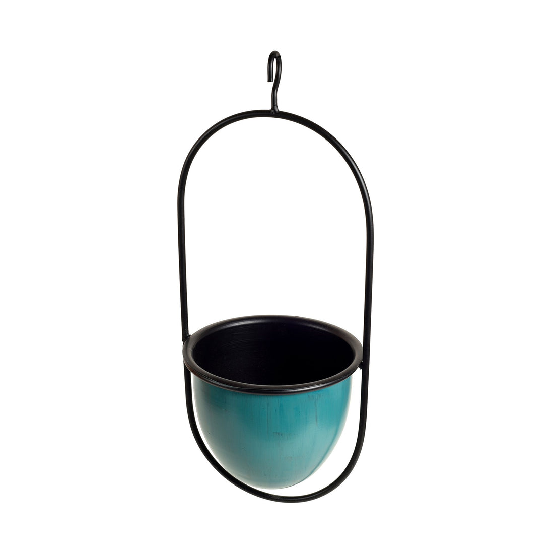 Blue Hanging Planter (7x6x17)