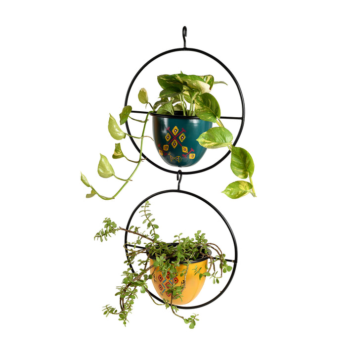 Colourful Hanging Planters So2 (12x6x27)