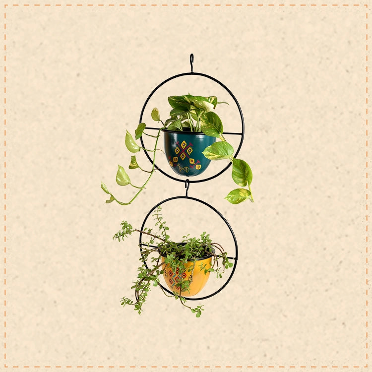 Colourful Hanging Planters So2 (12x6x27)