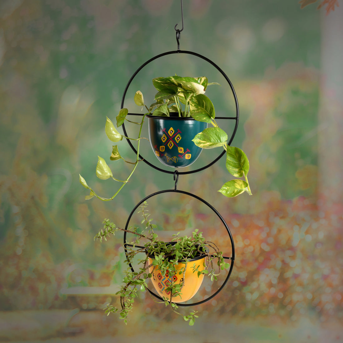 Colourful Hanging Planters So2 (12x6x27)