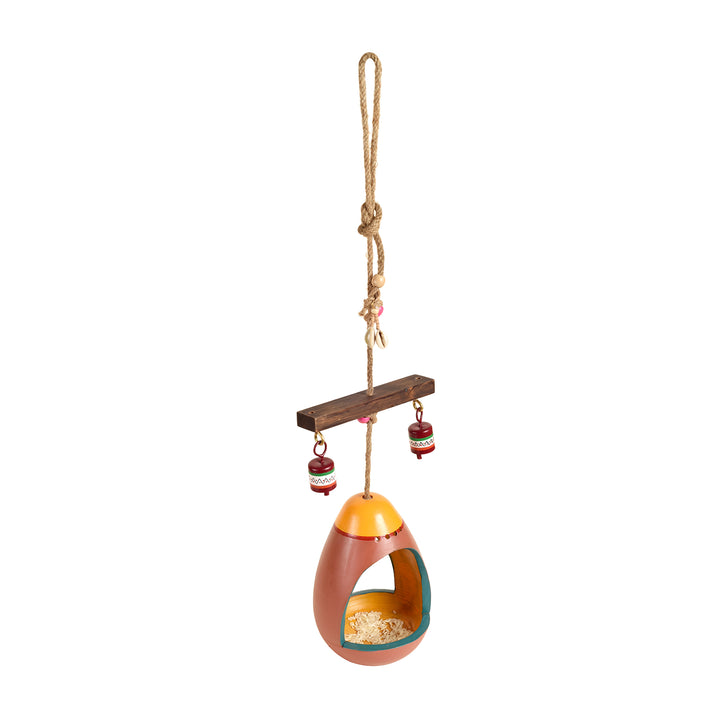 Colourful Hanging Bird Feeder (5x5x23)