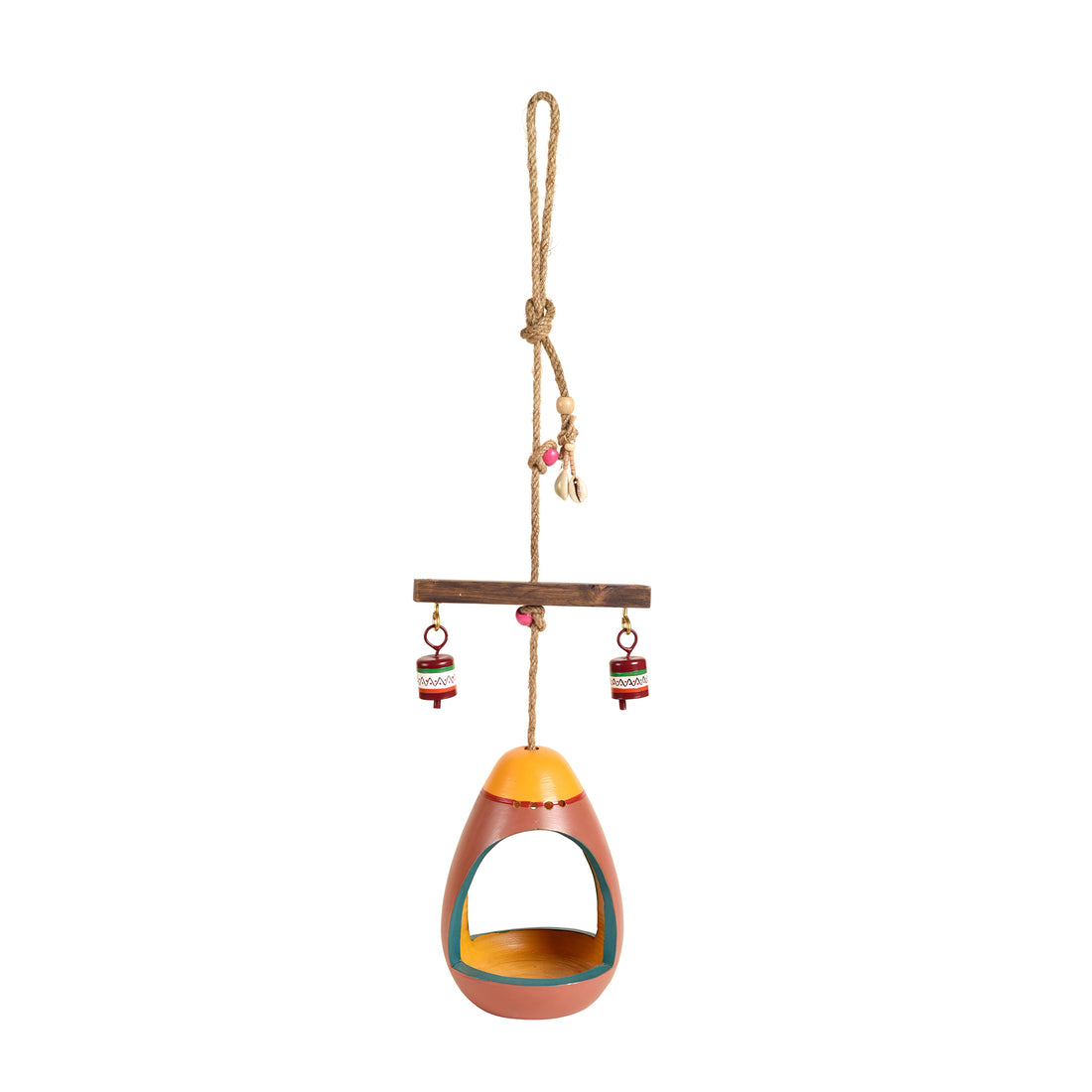 Colourful Hanging Bird Feeder (5x5x23)