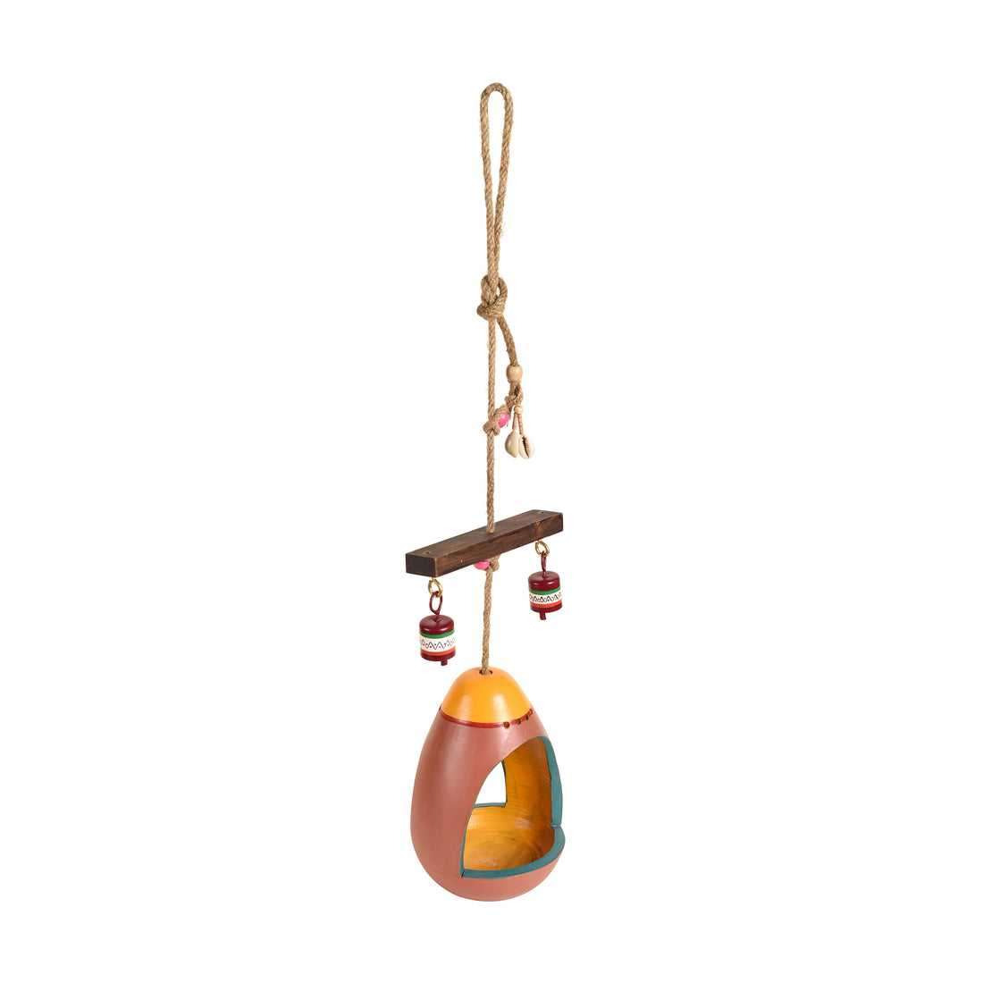 Colourful Hanging Bird Feeder (5x5x23)