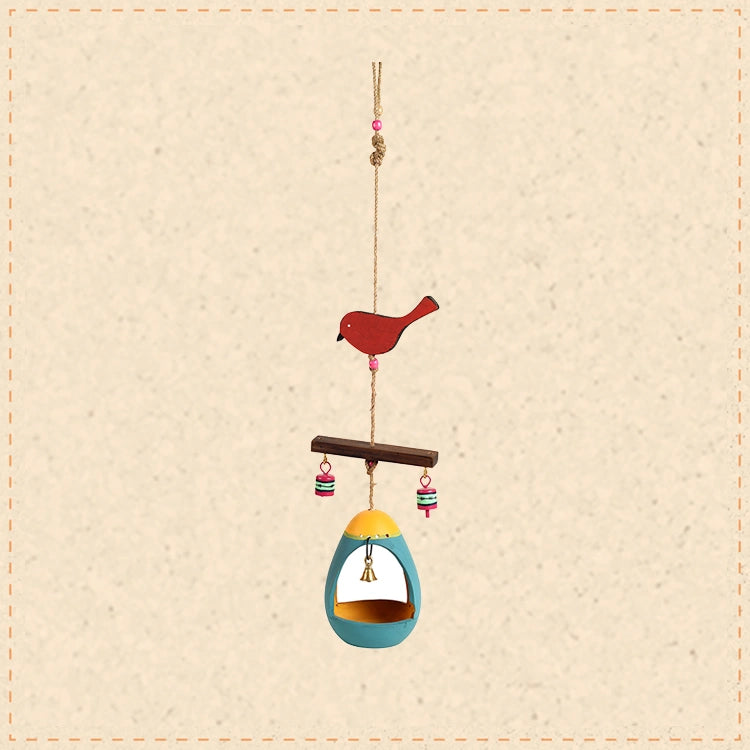Blue Hanging Bird Feeder (5x5x29)