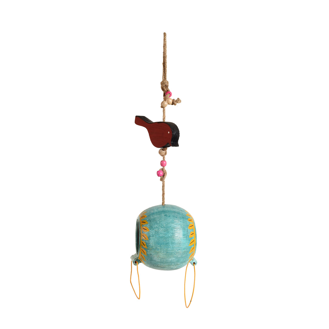 Blue Hanging Bird Feeder (5x5x20)