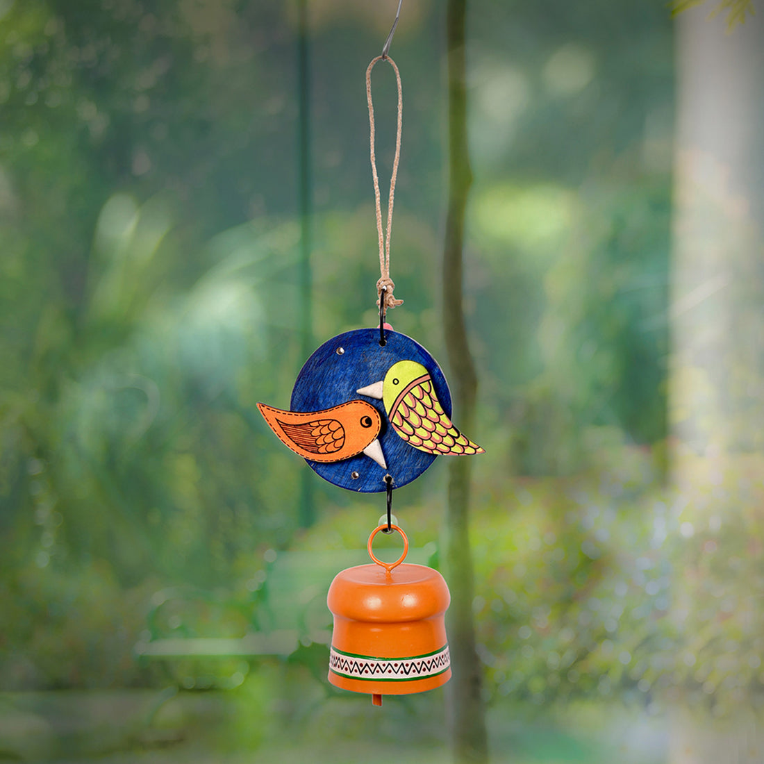 Windchime Wooden Bird Small (11x4)