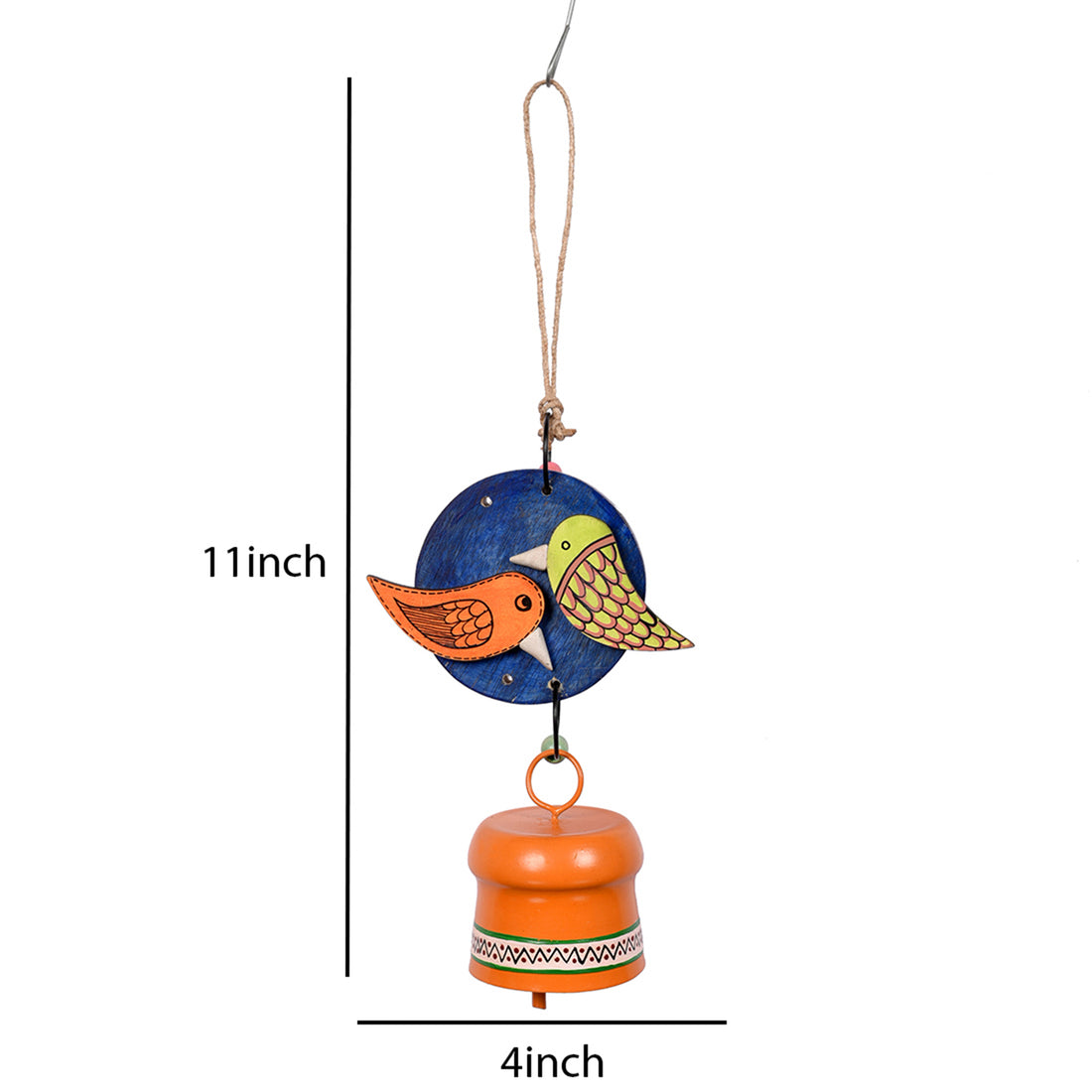 Windchime Wooden Bird Small (11x4)