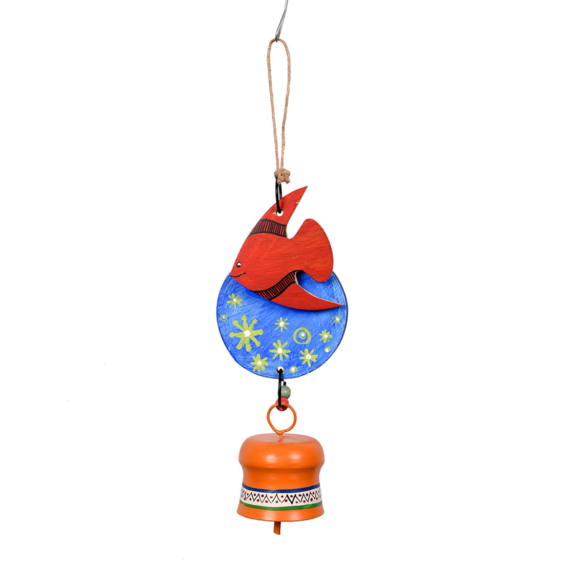 Windchime Wooden Fish Small (12x3.5)