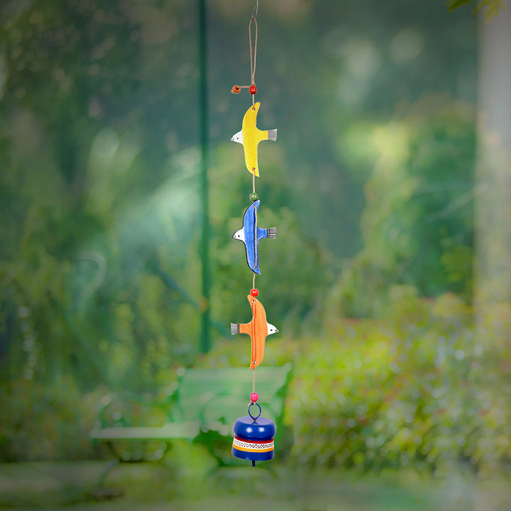 Windchime Wooden 3 Flying Birds (24x2)