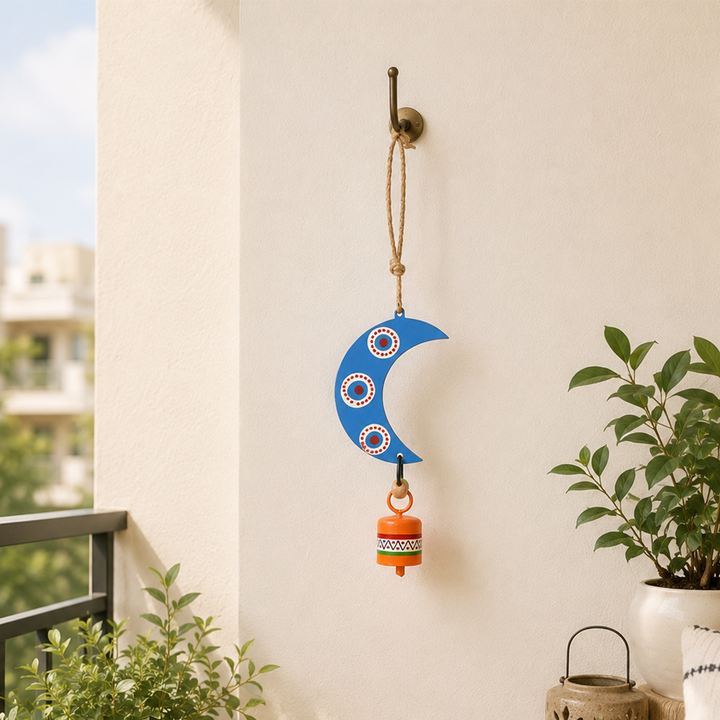 Aakriti Art Creations Wooden & Metal Wind Chimes for Home