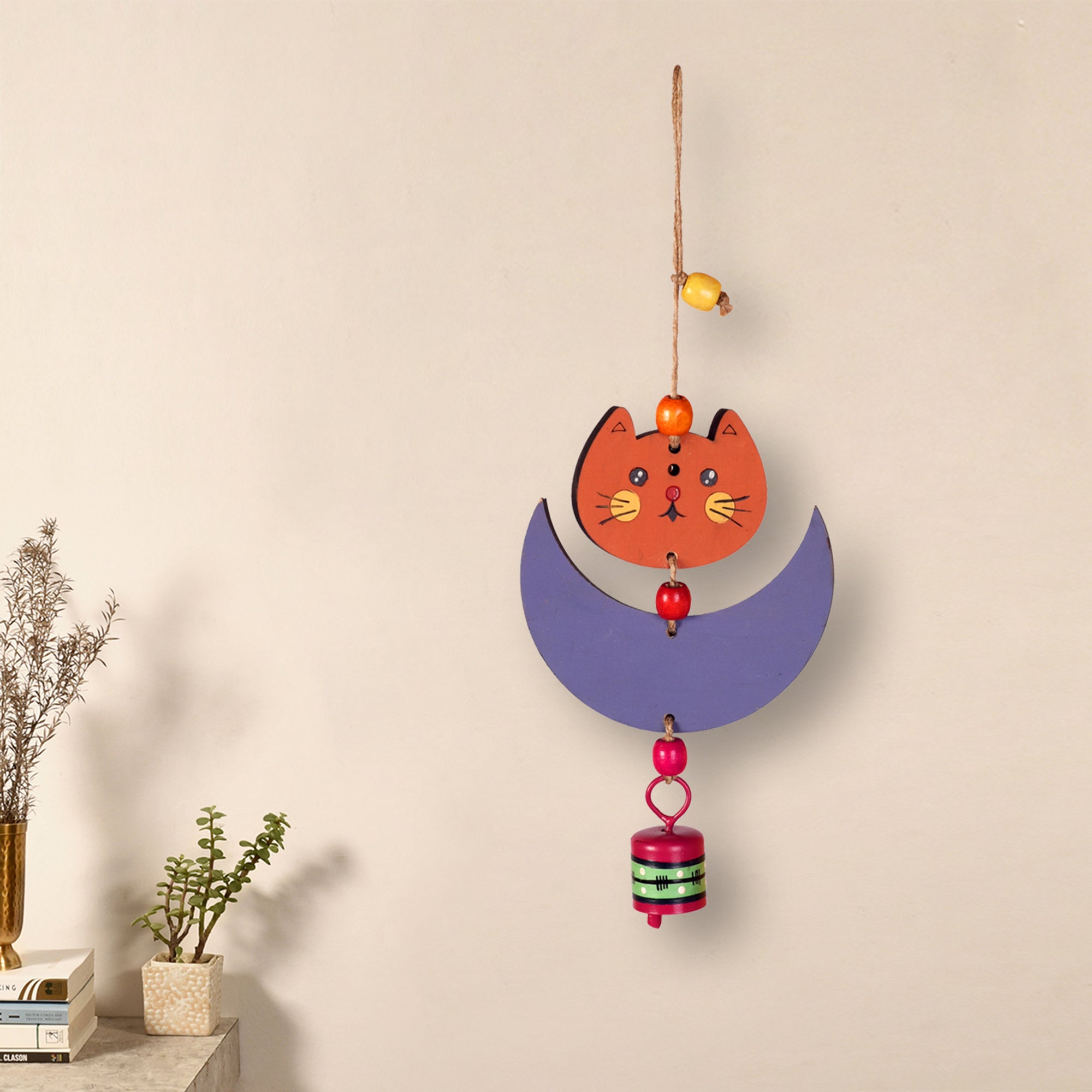 Cute Kitty Wind Chime (10x4)