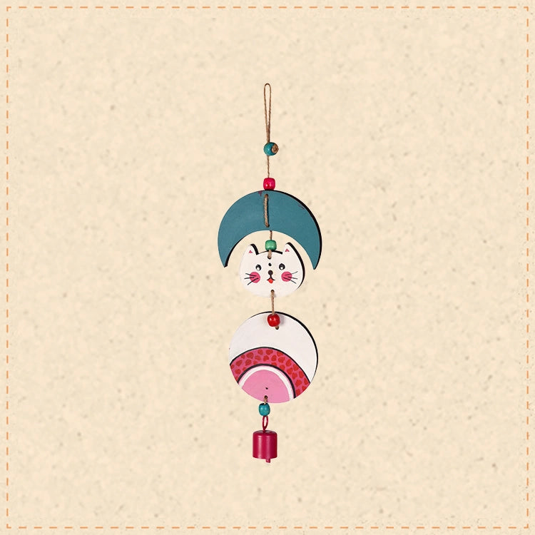 Hello Kitty Wind Chime in Pastel White (14x4)