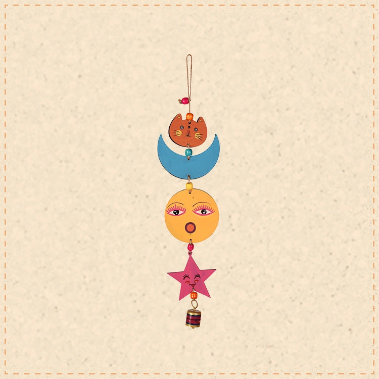 Sunny Kitty Wind Chime (17x4)