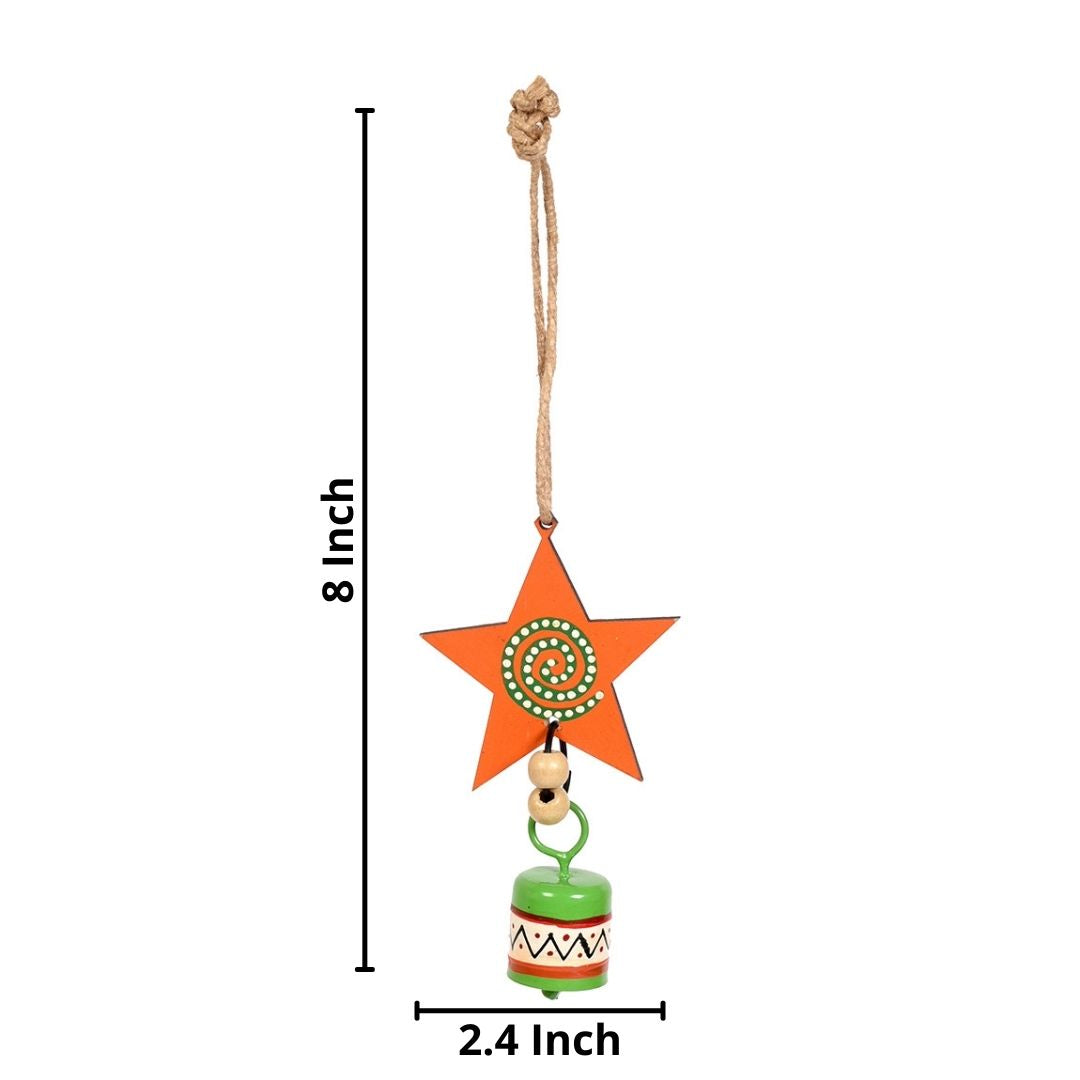 Aakriti Art Creations Wooden & Metal Wind Chimes for Home & Decorations