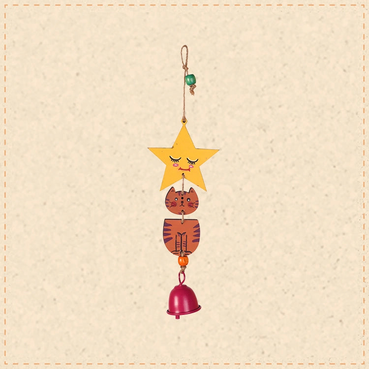 Orange Kitty Wind Chime (12x3)
