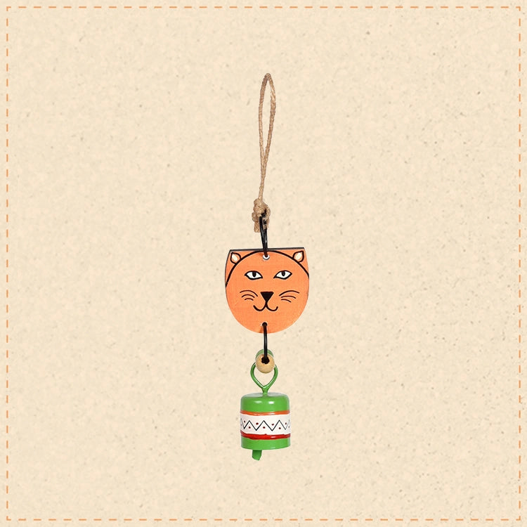 Lion Wind Chimes with Metal Bell for Outdoor Hanging and Home Decoration