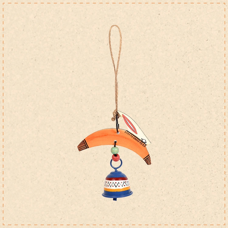 Rabbit Wind Chimes with Metal Bell for Outdoor Hanging and Home Decoration