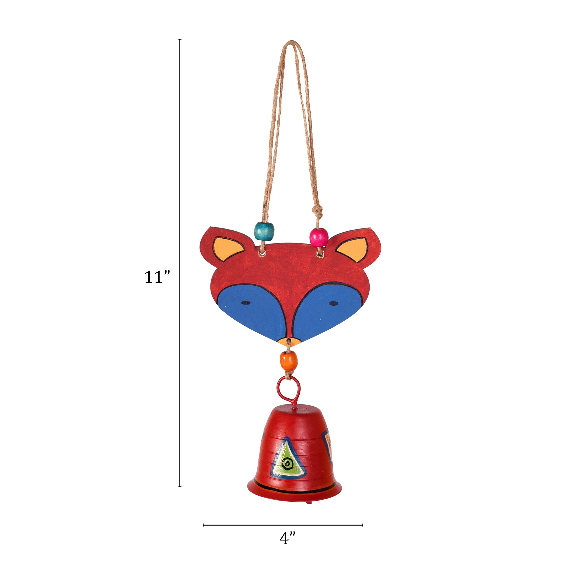 Foxy Red Wind Chime (11x4)