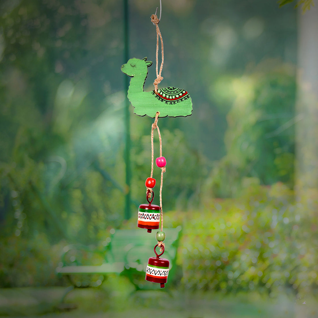 Windchime Green Alpaka 2 Metal Bells (12x3)