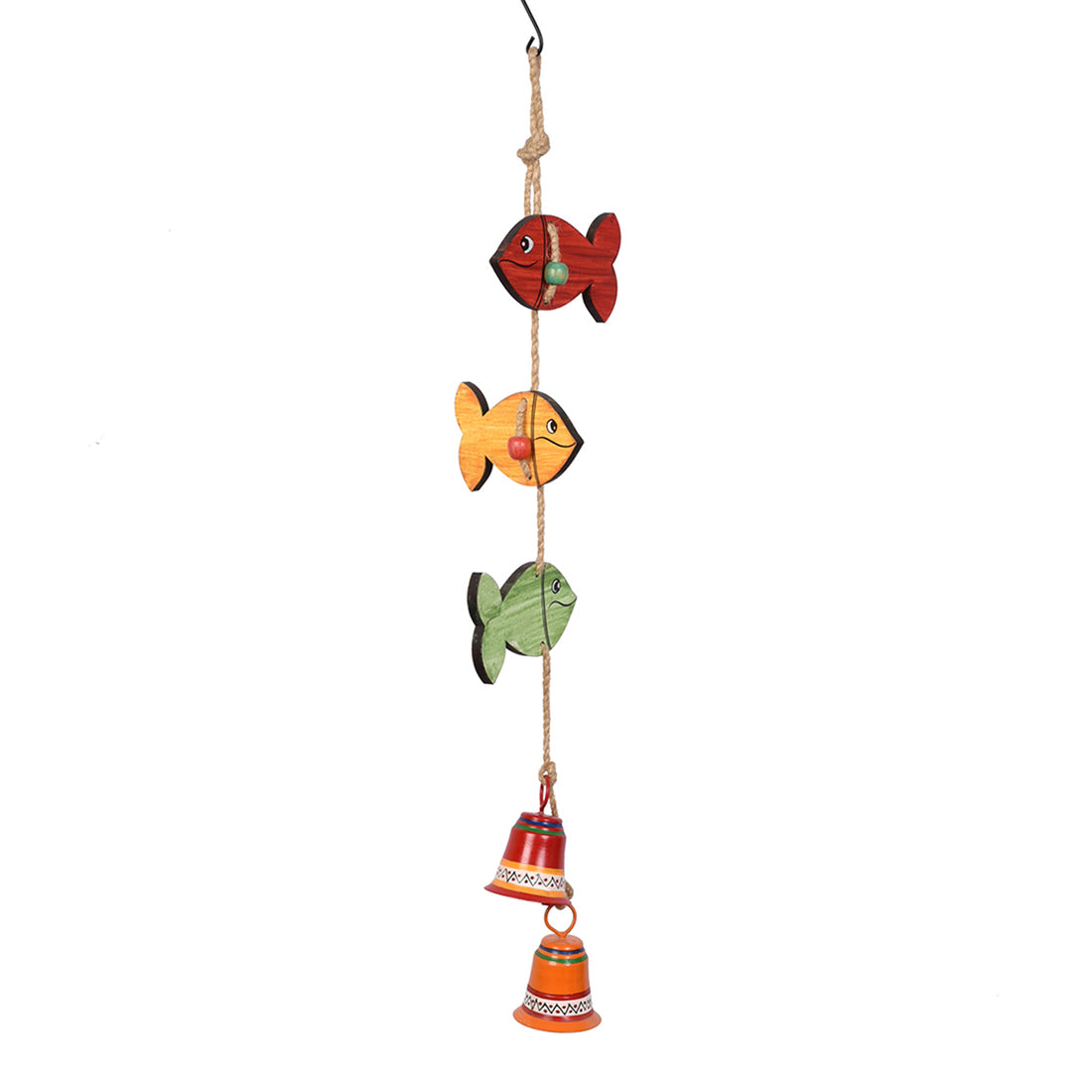 Windchime 3 Fish 2 Metal Bells (21x4)