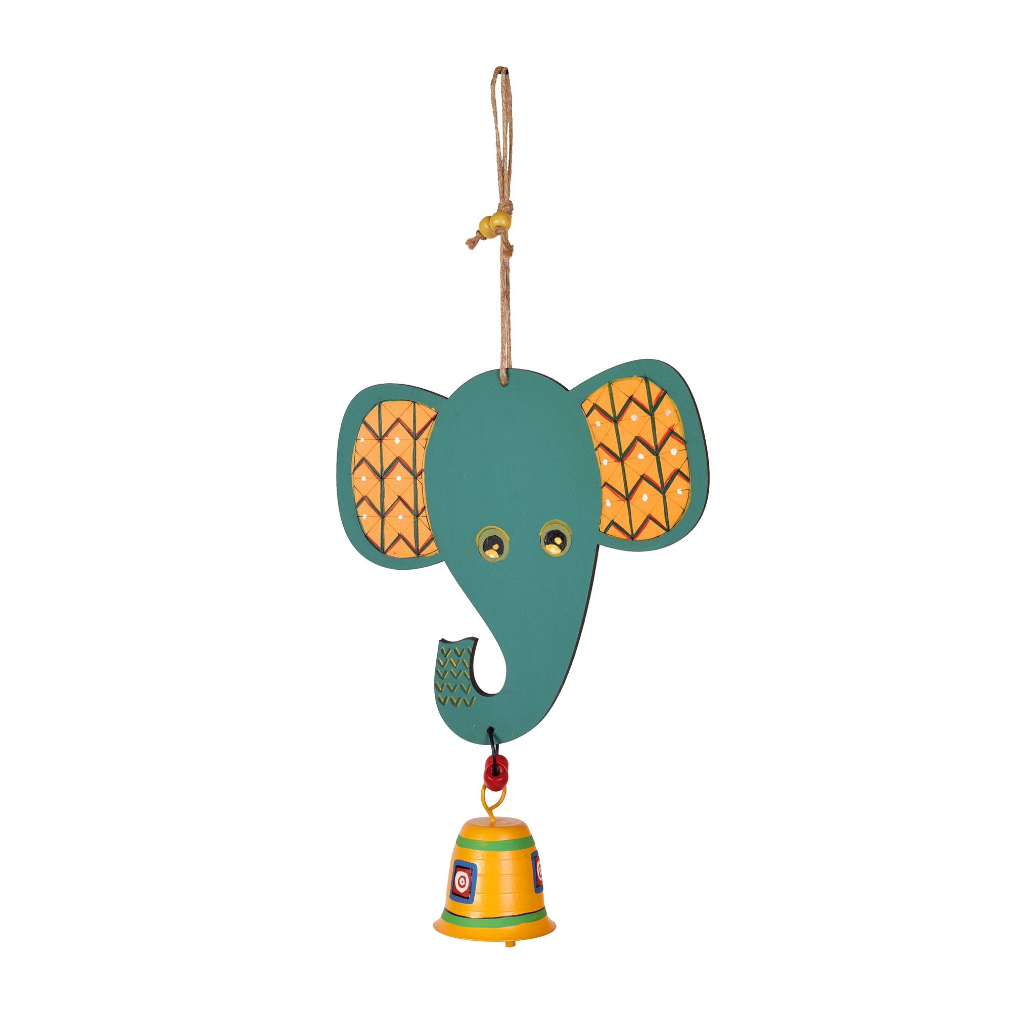 Happy Elephant Wind Chime (15x7)