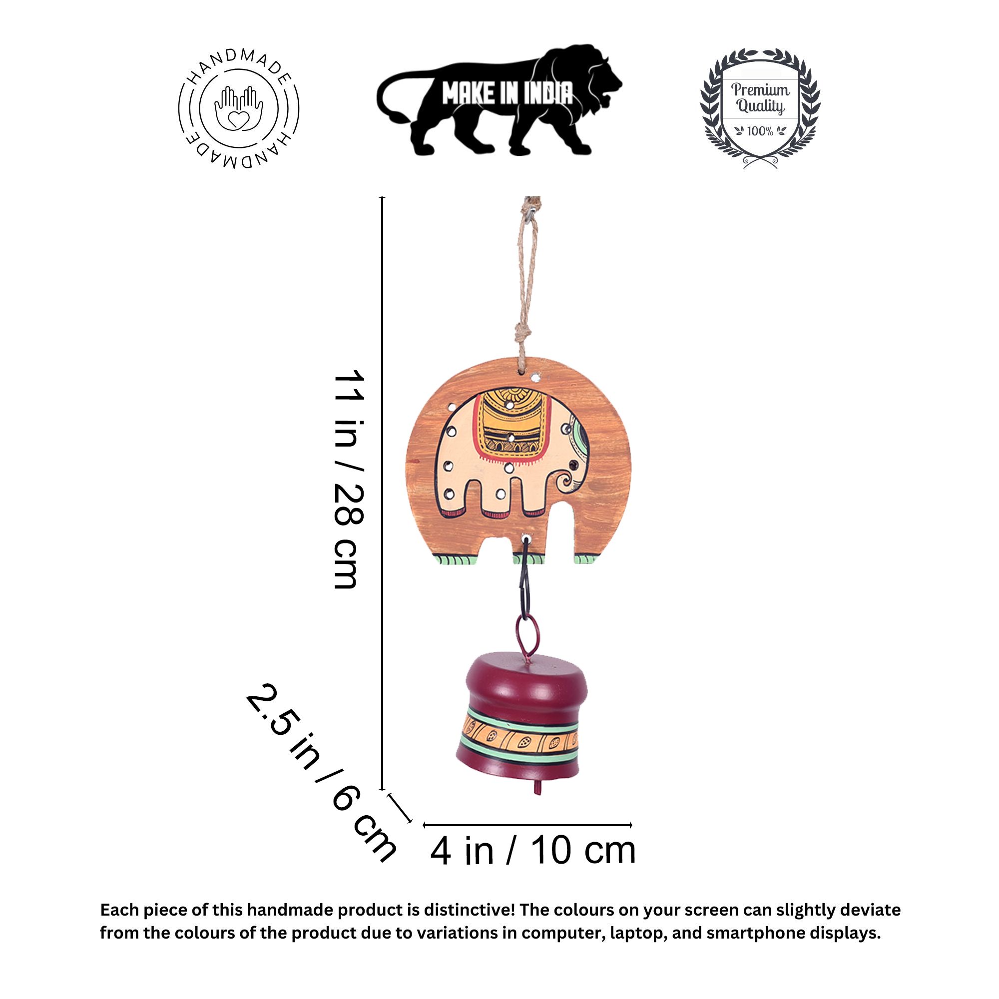 Elephant Parade Windchime (4x2.5x11)