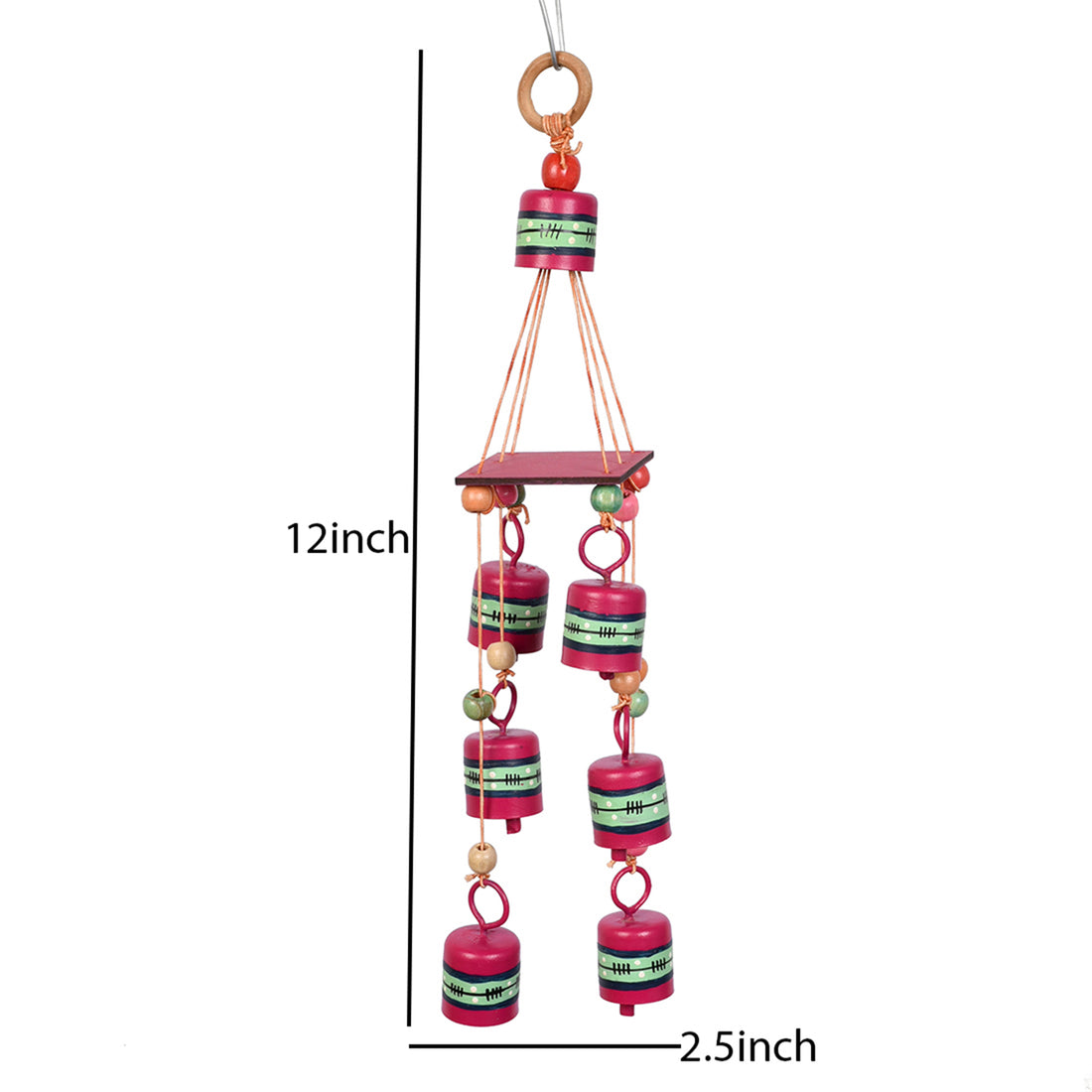 Windchime 6 Metal Bells (12")