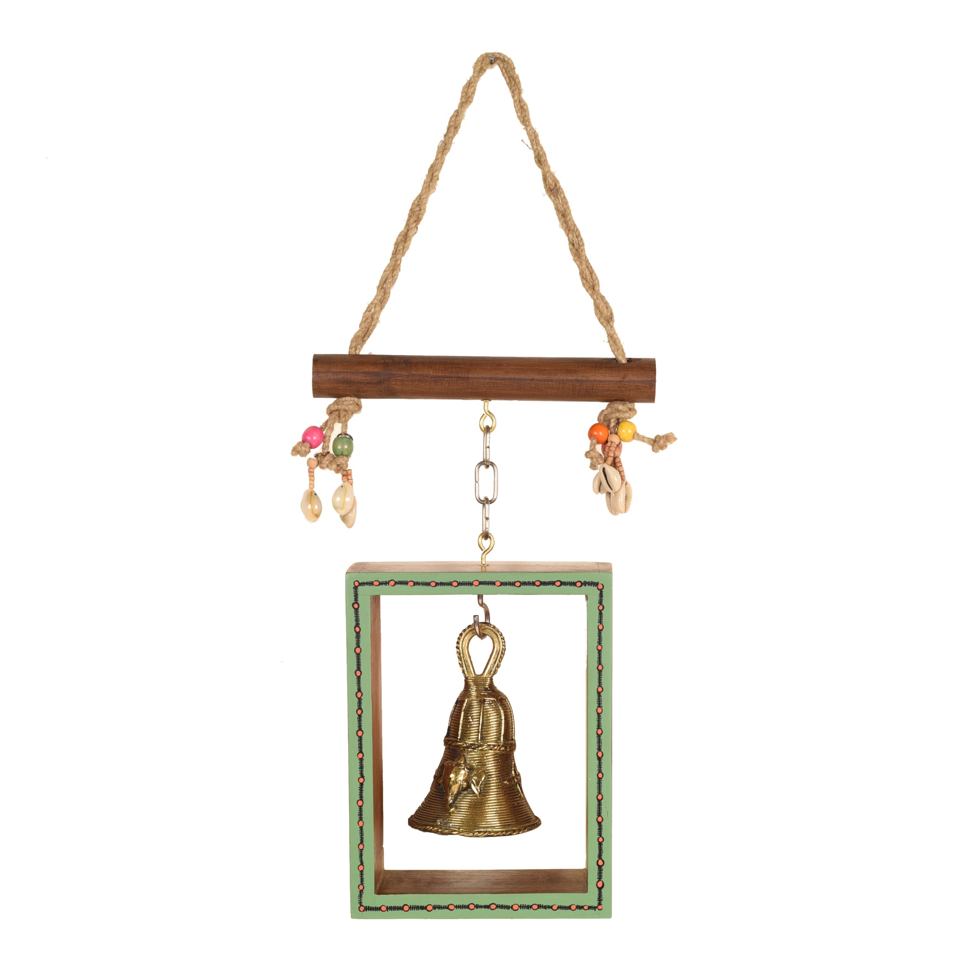 Handrcafted Dhokra Bell (8x2.5x20)