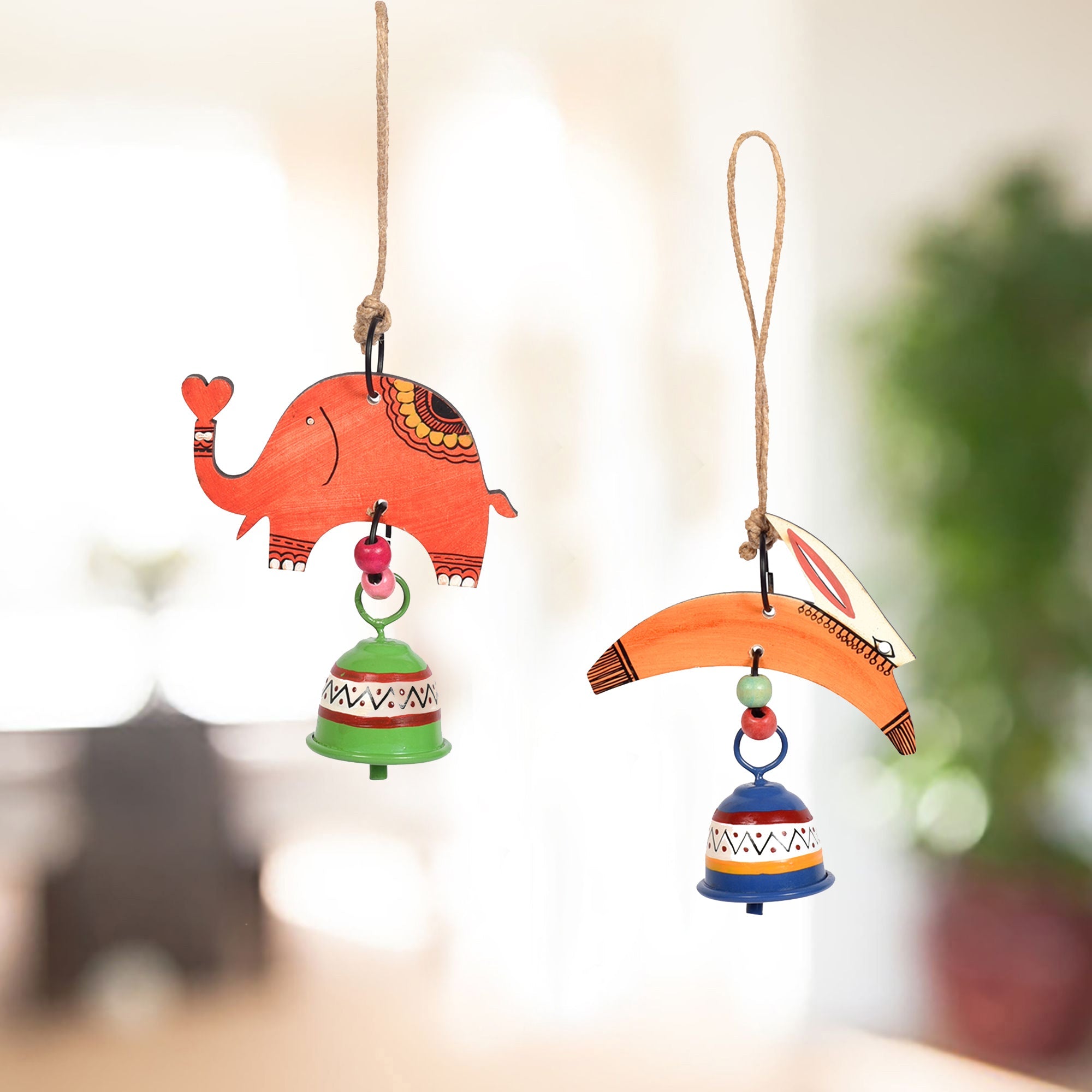 Elephant & Toucan Harmony Wind Chime Set