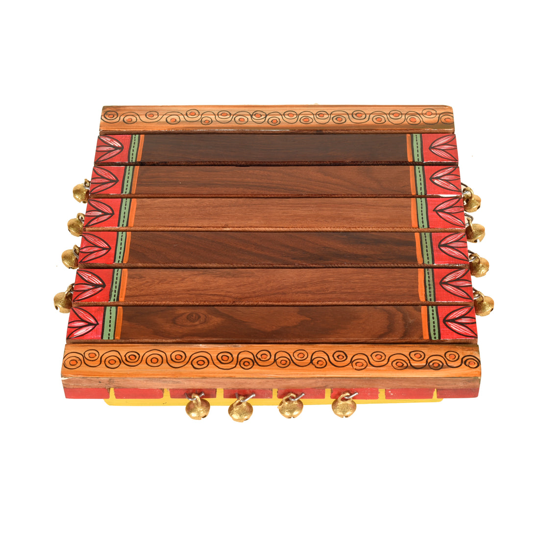 Handcrafted Puja cum Bhog Chowki (8x8x2)