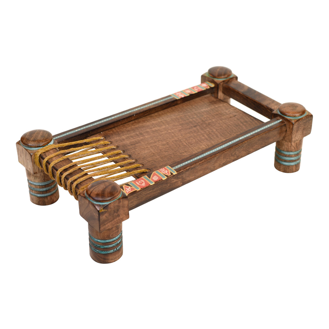 Exotic Wooden Charpai Stand (12.4x7x3.3)