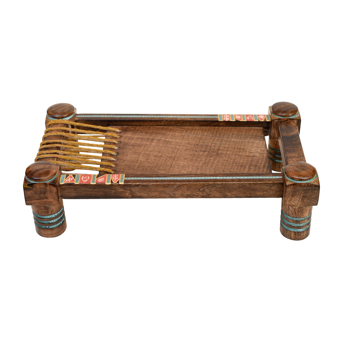 Exotic Wooden Charpai Stand (12.4x7x3.3)