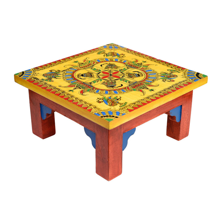 Haldi Chowki in Wood (12x12x6)