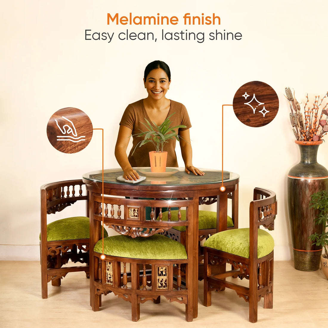 Nizam Feasting Table (38x38x30)