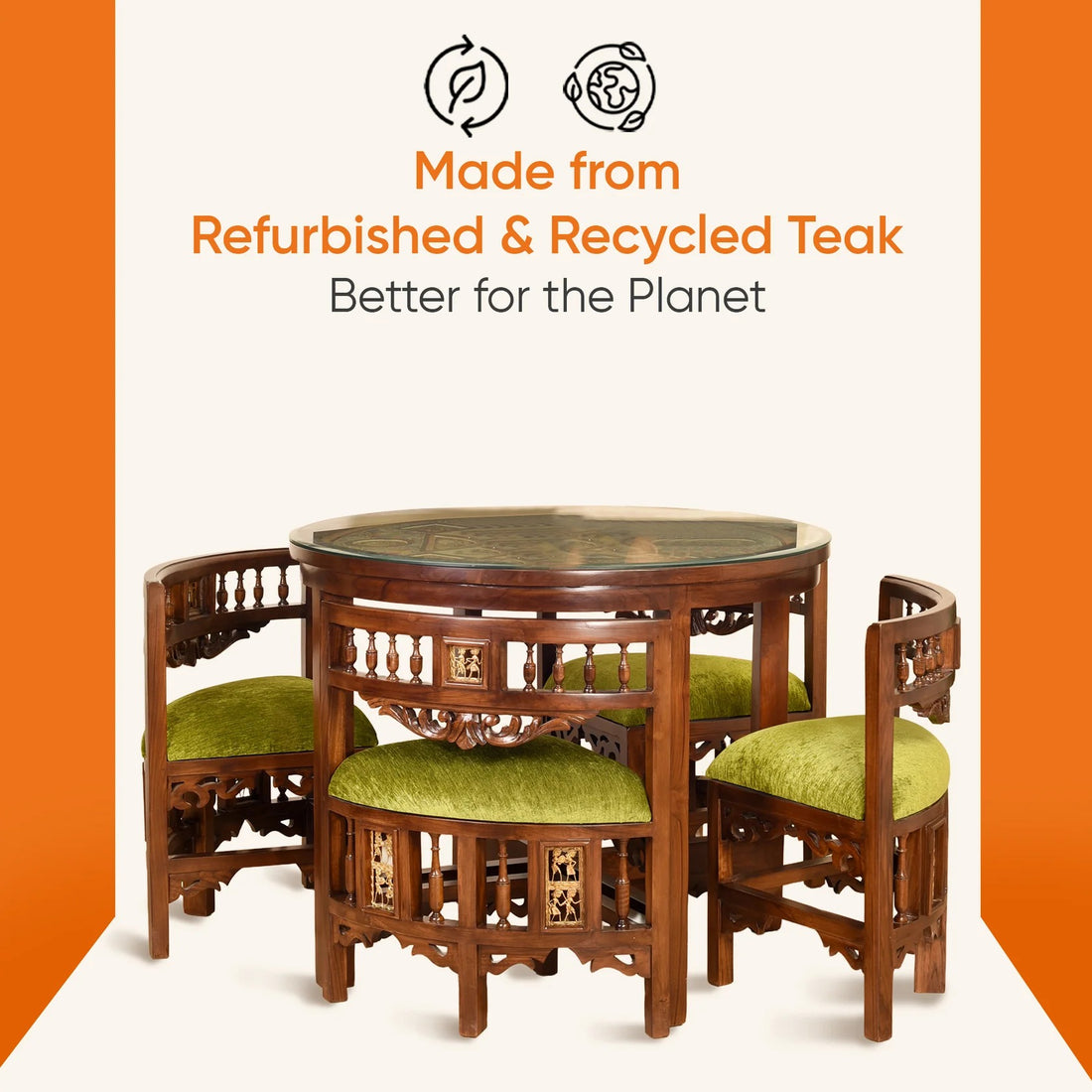 Nizam Feasting Table (38x38x30)