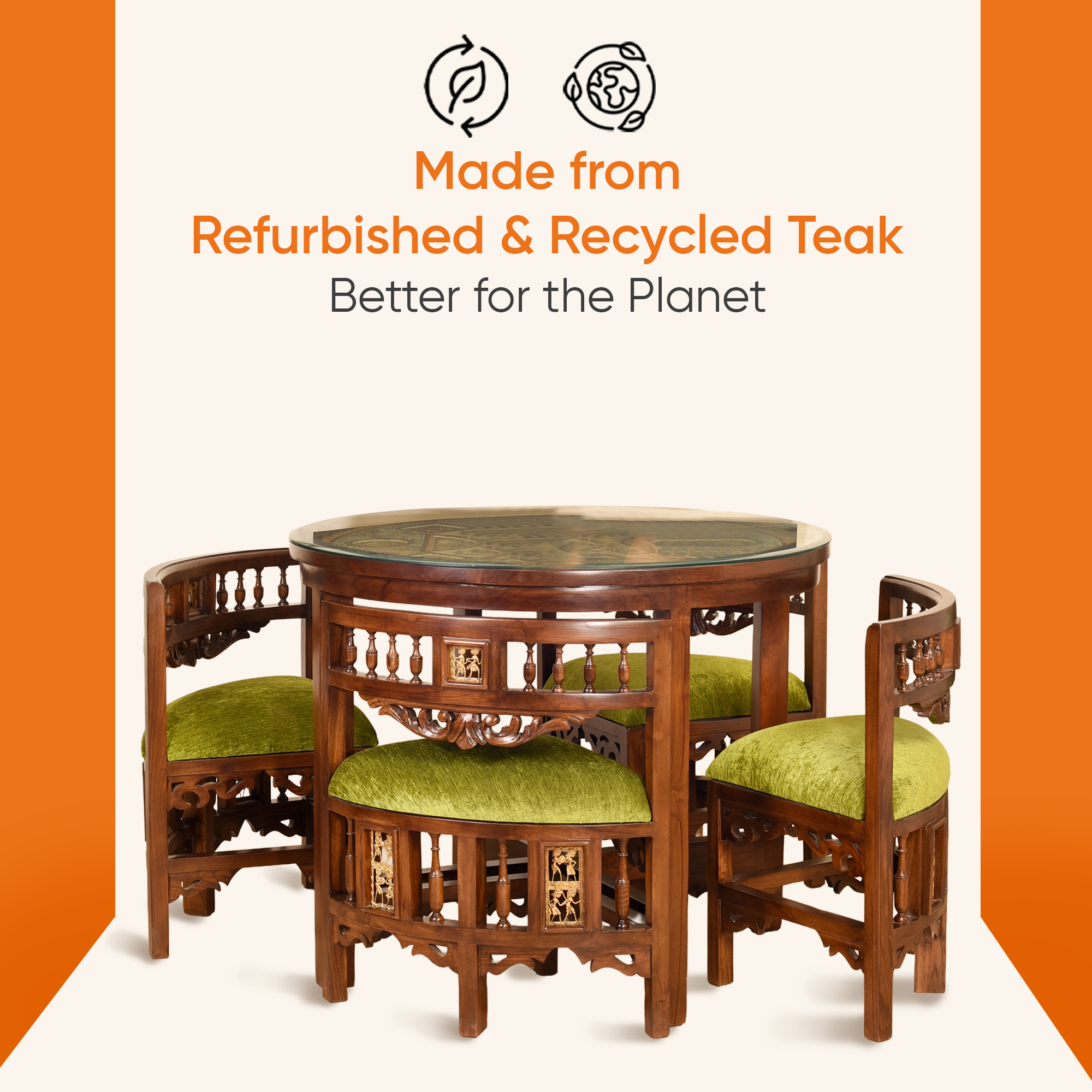 Nizam Feasting Table (38x38x30)