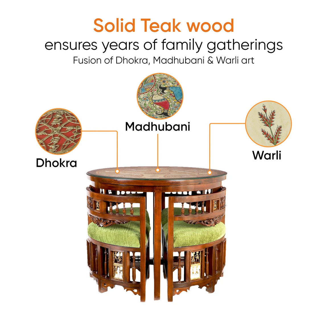 Nizam Feasting Table (38x38x30)