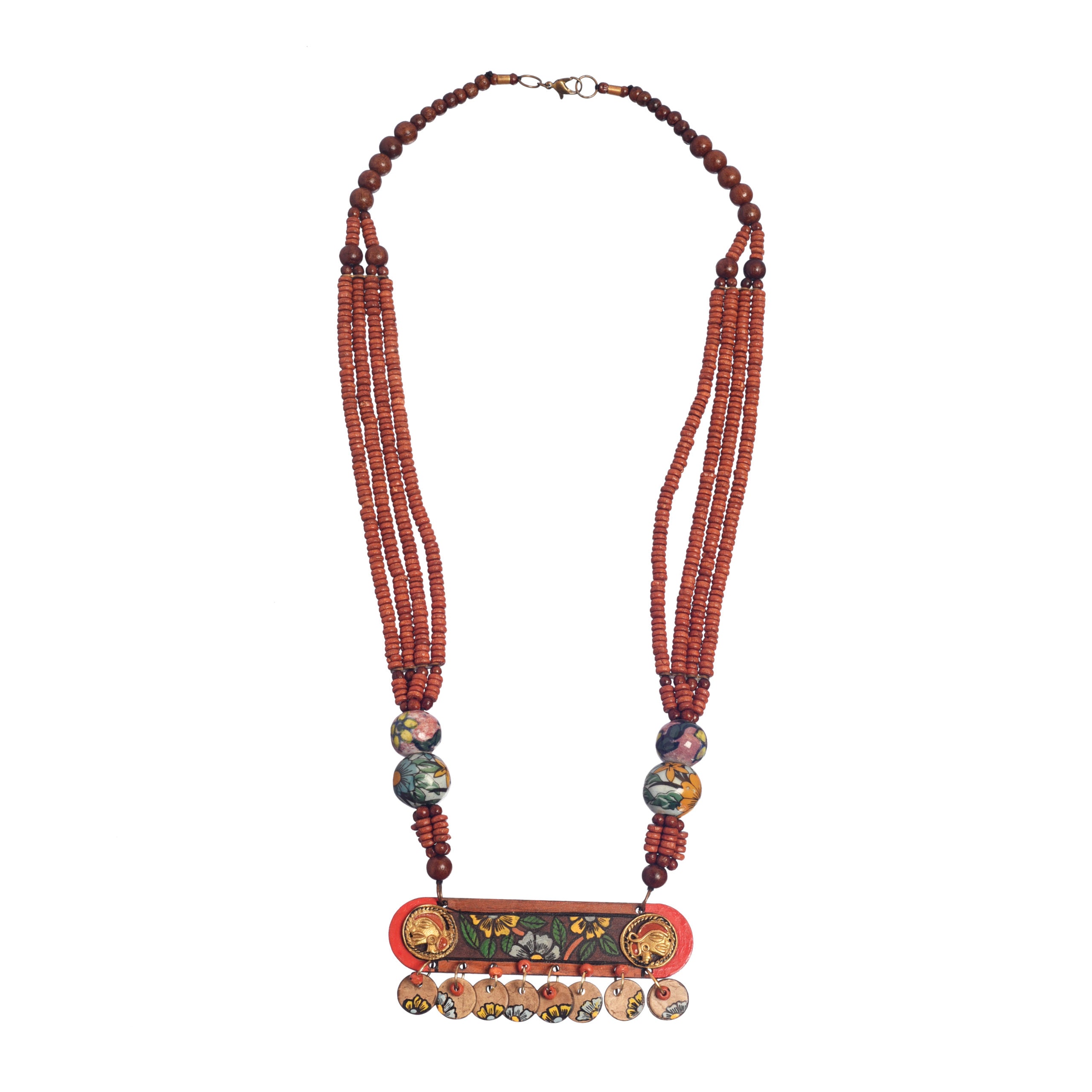 Moha-Soha' Handcrafted Tribal Dhokra Necklace